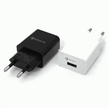 18W 3.0 USB-Netzteil für iPhone | iPad | Samsung Galaxy | Sony Xperia| Huawei| LG | Xiaomi | HTC Schnellladegerät schwarz